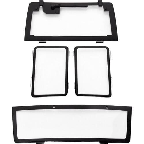 4PCS 313mm Wheelbase RC Car Windows for 1:10 RC Rock Crawler Axial SCX10 & SCX10 II 90046 90047 Body Parts