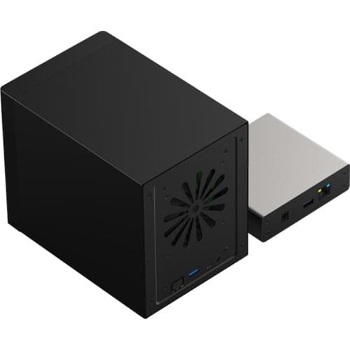 Gigabit Ethernet NAS HDD Enclosure Smart HDD Case for 2.5'' 3.5'' Hard Disk Gigabit Ethernet Interface Nas Remote Access Disk