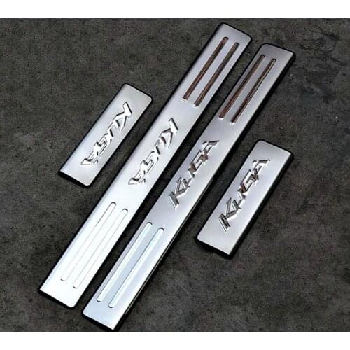 For Ford Kuga 2012 2013 2014 2015 2016 2017 Stainless Steel Car Door Sill Scuff Plate Cover