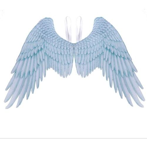 New Hot Halloween 3D Angel Wings Mardi Gras Theme Party Cosplay Wings For Children Adult Big Large Black Wings Devil Costume Top