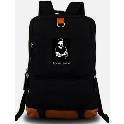 Adam Levine Backpack One More Night Schoolbag Music Rucksack Satchel School Bag Laptop Day Pack
