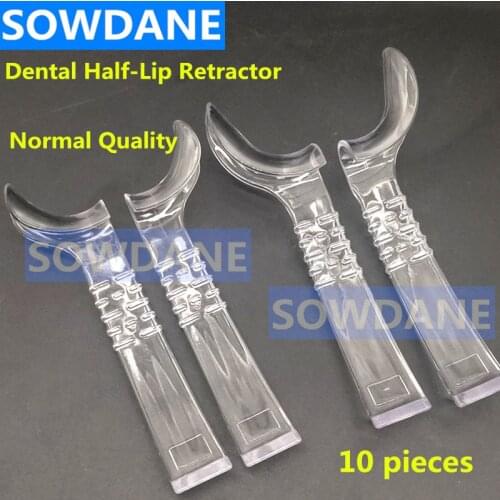 10 pcs Dental Lip Cheek Retractor Mouth Opener Photograghic Tool Plastic Half-Lip Retractor Mouth gag Autoclavable