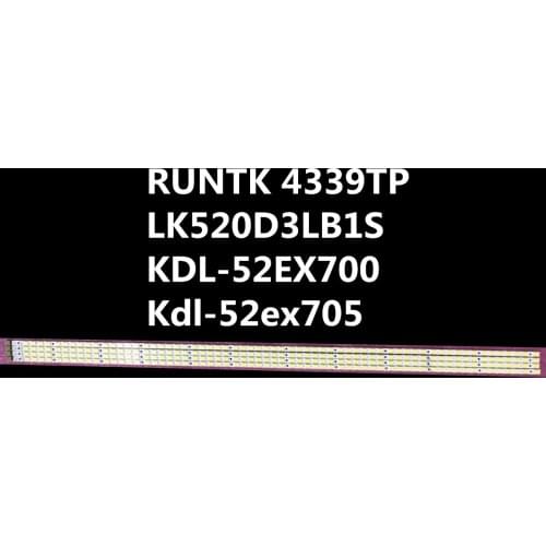 2PCS LED Backlight strip 63 lamp for Sony 52"TV RUNTK 4339TP LK520D3LB1S KDL-52EX700 Kdl-52ex705 SLED 090907 REV.1 AE5260B