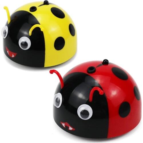 Infrared Sensor Electric Smart Escape Toy Simulation Ladybug Baby Kids Toys Intelligent Escaping Dog Cat Funny Toy