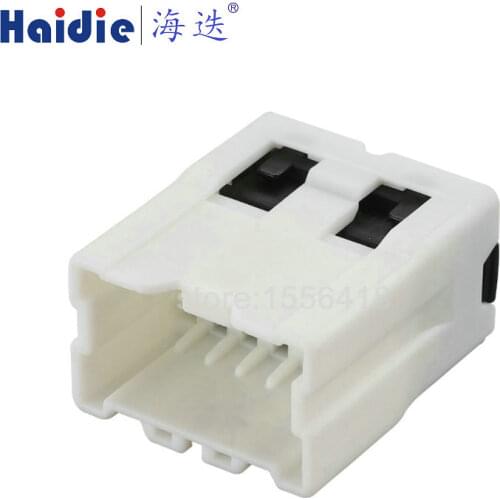 2sets 10pin auto plastic wiring cable harness unsealed connector with terminals 7222-6717