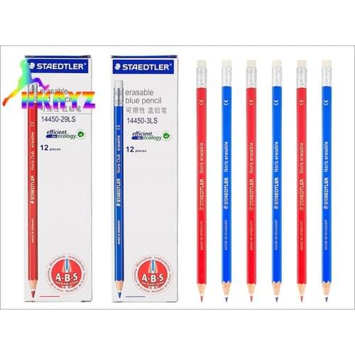1 sets Staedtler 144 50 red and blue erasable color pencil for animation design