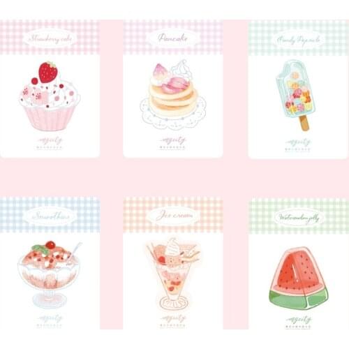 24 pcs/Lot Summer sticky note Cute watermelon Water ice lolly popsicle sticker planner diary Stationery items Office School F597