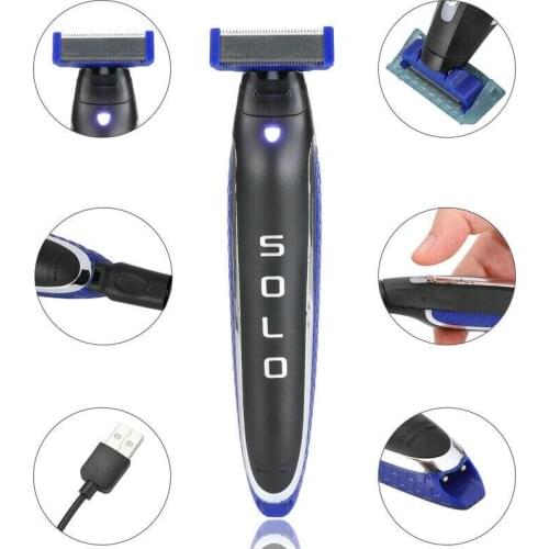 Electric Men Hair Clipper Trimmer Clipper Shaver Facial Razor Hair Cutting Machine Waterprooftrimmer USB Rechargeable Barber