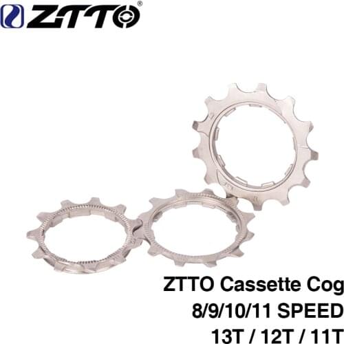 ZTTO 1pcs MTB Road Bike Bicycle Cassette Cog 8 9 10 11 Speed 11T 12T 13T Freewheel Parts for ZTTO K7 Cassette Bicycle Parts