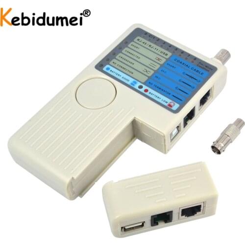 Kebidumei Remote RJ11 RJ45 USB BNC LAN Network Cable Tester For UTP STP LAN Cables Tracker Detector Top Quality Tool