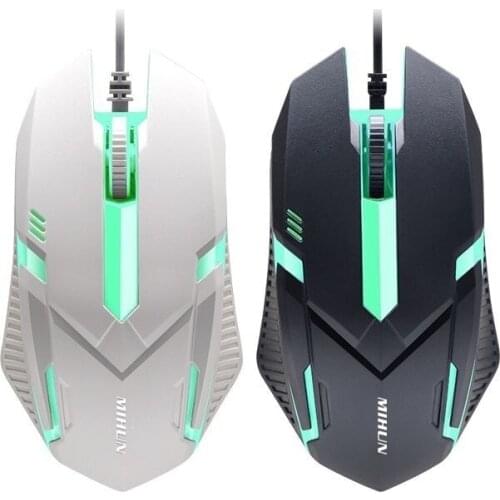 Ergonomic Wired Gaming Mouse Button LED 1000 DPI USB Computer Mouse Gamer Mice Silent Mause For PC Laptop