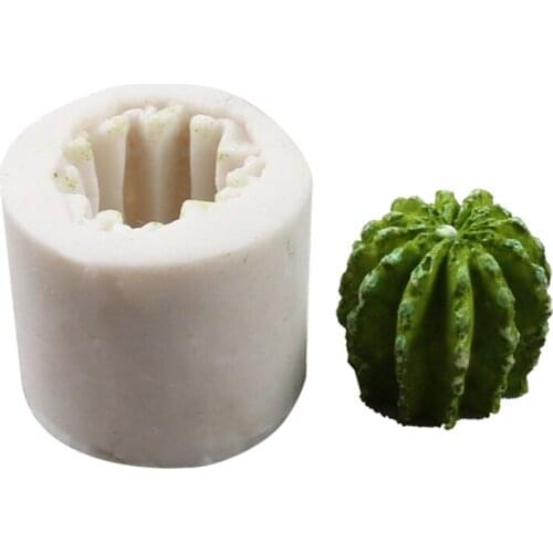 Facemile Creative Cactus Mold Meaty Plant Cactus Silicone Cake Mold Candle Gypsum Silicone Mold Cake Decorating Tools