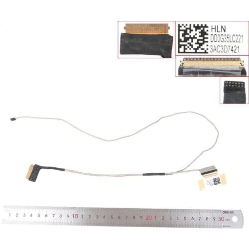 New LCD LED Video Flex Cable For HP 15-ax219tx 15-ax253tx 240tx 225tx 15-bc216tx q173,40pin，ORG PN:DD0G35LC221