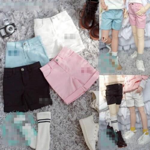 BJD Doll clothes suitable for 1-4 1-6 size doll clothes under the flanging shorts doll accessories