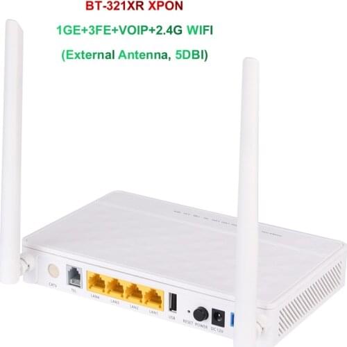 Fiber Optical Modem 1Ge 3Fe Voip 2.4G Usb Dual Band 5Dbi Wifi Ac Router Xpon Gepon Epon Gpon Onu