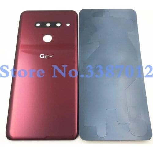 Original 3D Glass For LG G8 ThinQ G820N G820QM G820V G820UM Back Battery Cover Door Rear Housing Case With Adhesive