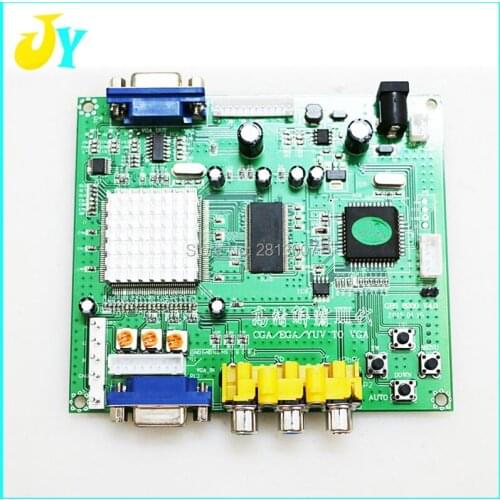 5pcs Arcade game RGB CGA EGA YUV to VGA HD video converter board HD9800 GBS8200/ Video Conversion Board