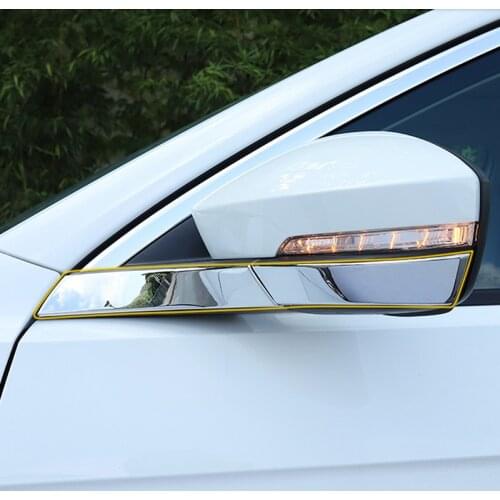 Car Styling ABS Rearview Mirror Protect ABS Chrome Cover Trim For Volkswagen Vw T-ROC T ROC TROC 2017 2018 2019