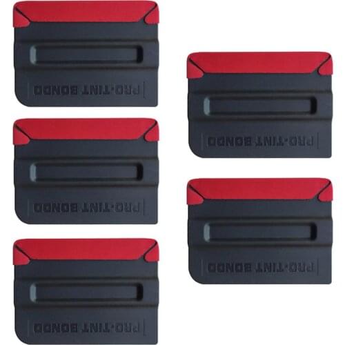 5PCS Carbon Fiber Squeegee Vinyl Pro Tint Car Wrap Magnet Scraper Window Tint Wrapping Car Tools House Cleaning A10C