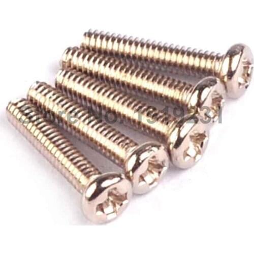 100PCS M2*10 Stainless Steel Cross Head Screw Round Head Bolts