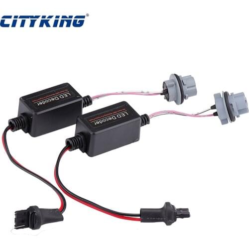 2 x T10 S25 T20 1156 BA15S 1157 bay15d 7440 7443 LED Decoder Car LED Turn Singal Load Resistor Canbus Error Free LED Canceller