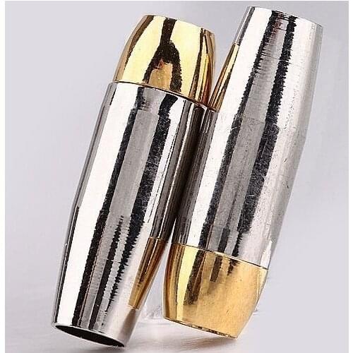 20pc/lot Gold Nickel Magnetic Clasp + End Clasps 23x8mm