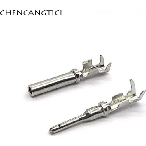 50 Pcs DT Deutsch Crimp Wire Terminal Auto Connector Metal Pins For VW Audi BMW Car Engine 14-20 AWG 1062-16-0122 1060-16-0122