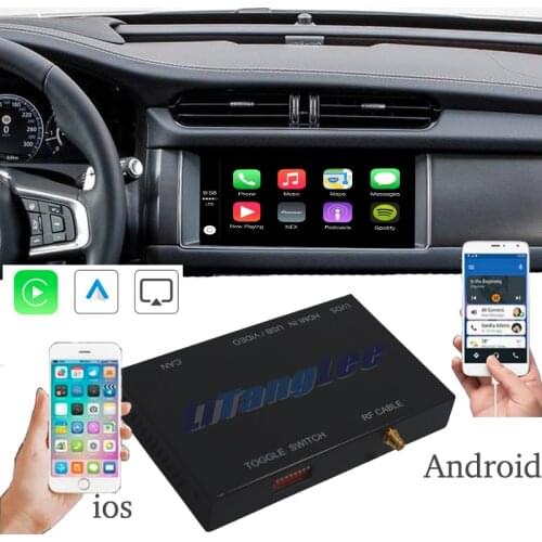 Car Camera Carplay Decoder Adapter For Jaguar XF X260 2015~2021 Mirror Link Display Android Auto Play 360 BirdView