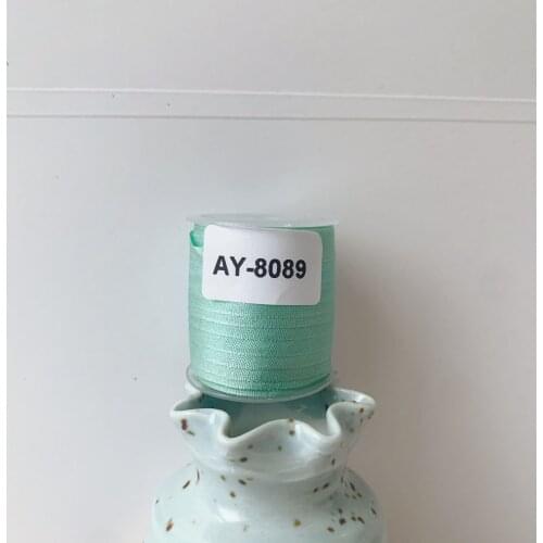AY-8089 A Roll Wholesale 2mm-36mm 100% Pure Silk Embroidery Ribbons Handcraft Supply Double Faced Thin Taffeta Silk Ribbon
