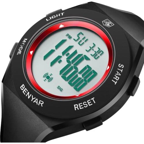 BENYAR New luxury Brand mens watch Military Silicone waterproof watches men Electronic Digital Sport LED male relogio masculino