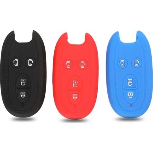 Bilchave 4 Buttons Silicone Remote Car Key Case Cover Fob For SUZUKI Grand Vitara New Swift Jimny SX4 Alto Wagon R Auto