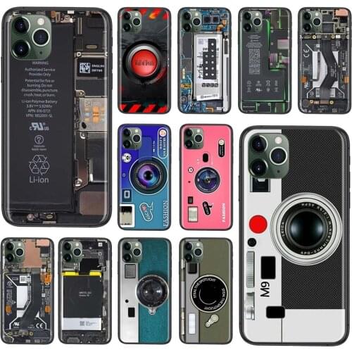 Camera Battery Calculator Black Funda 3D Back Soft Sexy For Samsung Galaxy A72 A71 A70 A50 A40 A30 A20 A10S A02 A51 A32 A31 4G