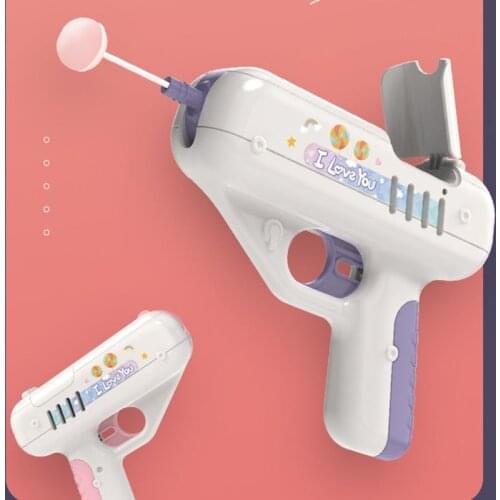Candy Guns Surprise Creative Sugar Lollipop Guns Sweet Toys Lollipop Storage Candys Toys Surprise Candy-Filled Dispenser