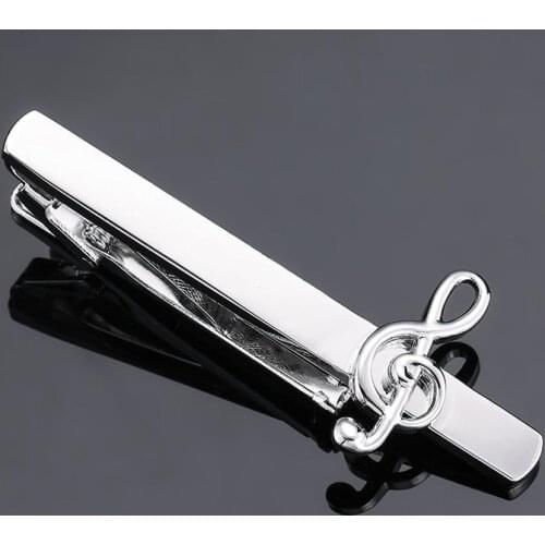 High quality metal rock music Tie Clip New Fashion Jewelry Pin mens wedding party clothing tie badge gift, free shipping