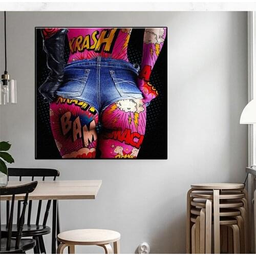 Sexy Beauty Painting By Numbers Graffiti Acrylic Paint DIY Kits for Adults Pictures Art Drawing Coloring By Number Home Decor