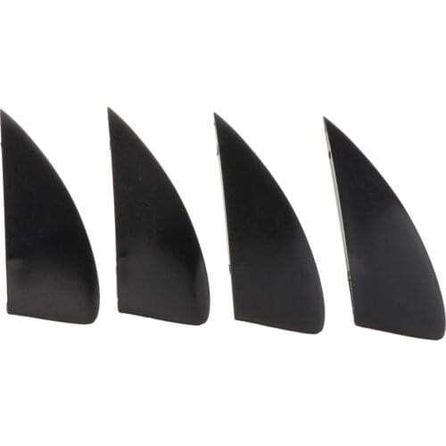 4 Pieces Fiberglass Reinforced Nylon Fin Set for Kiteboarding Kite Flyling Surfing Accessories - Durable & Solid