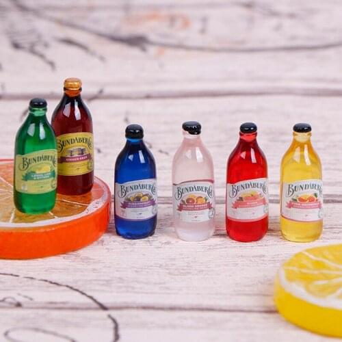 New 6 pcs Various Style Mini 1/12 Dollhouse Miniature Simulation Whisky Wine Bottles Pretend Play Doll Food Drink Accessories