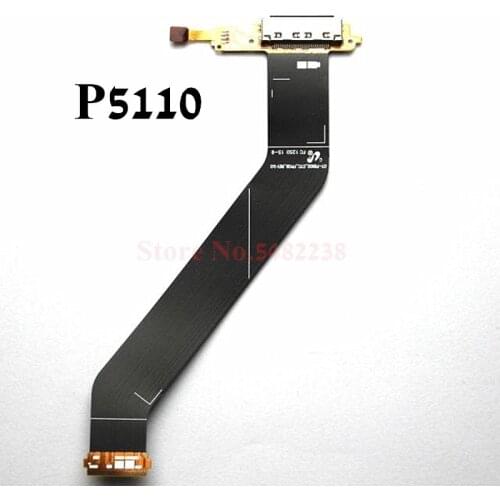 Original USB Charging Dock Port Flex cable For Samsung GT-P5100 P5110 P5100 Charger plug with Microphone board Replacement