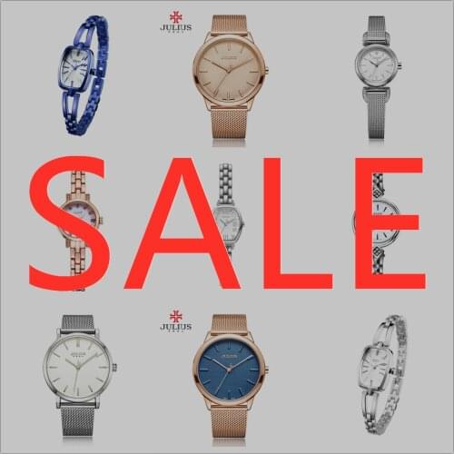 SALE!! Discount Special Deal Japan Quartz Mov't Womens Watch Julius Stainless Steel Hours Girls Gift No Box