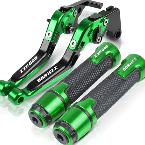 Motorcycle Brake Handle Clutch Lever CNC Aluminum Adjustable Clutch Brake Levers For KAWASAKI ZZR600 ZZR 600 2005 2006 2007-2009