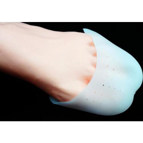 Relieve toe pain good quality silicone toe pad cover for high heel forefoot mat as ballet shoes foot protector mat care tool