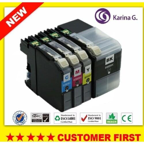 Compatible For Brother LC569 LC565 ink cartridges For Brother MFC-J3520 MFC-J3720 printer