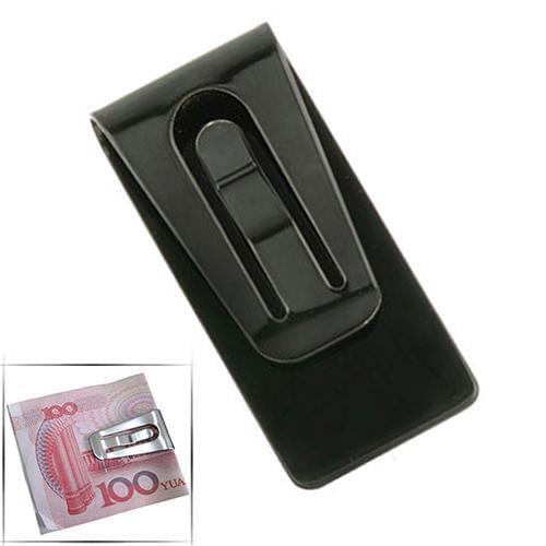 Stainless Steel Slim Pocket Cash Purse Money Clip Wallet Men Stripe Print Money Clips i clip money card clip wallet money holder