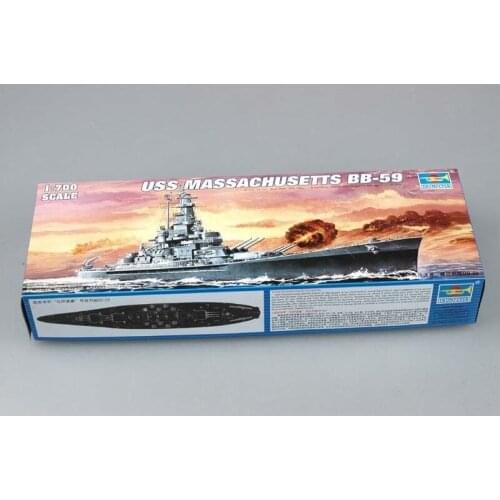 Trumpeter 05761 1/700 USS Massachusetts (BB-59) - Scale Model Kit