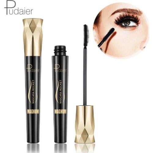 Pudaier 4D Charm Mascara Volume Waterproof Lash Extensions Makeup Silk Graft Growth Fluid Professional Rimel