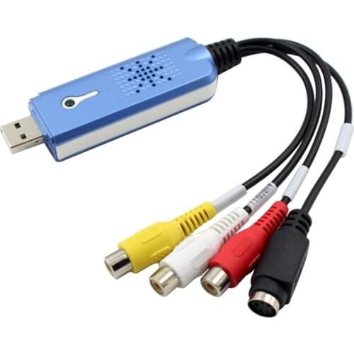 2.0 USB Converter Audio Video Capture Capture Card Adapter for Win/XP/7/8/10 PAL KY Portable USB 2.0 Capture Card