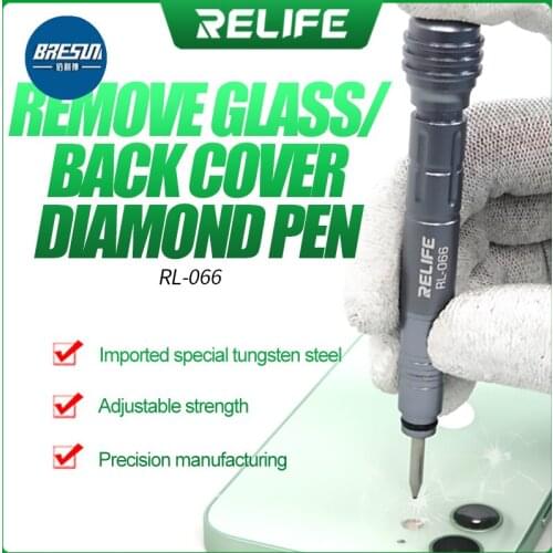 RELIFE RL-066 Apple 11 Series Promax Rear Cover Glass Frame Blasting Artifact Broken Frame Blasting Diamond Pen