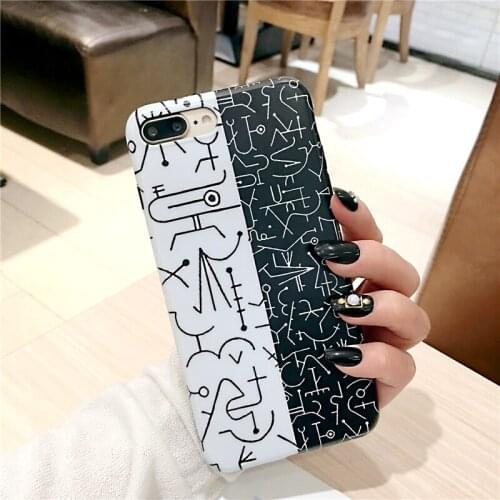 Panda Leopard Cat Animal 2020 SE Hieroglyphics Girls Case for iPhone 7 Plus Case 6 6s Plus 8 Plus iPhone XS Max X XR Clearance