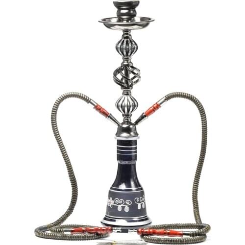 Arabian Hookah Large Double-layer Glass Hookah Narguile Travel Hookah Shisha Set Hookah Bowl Bar Accessories Birthday Gift