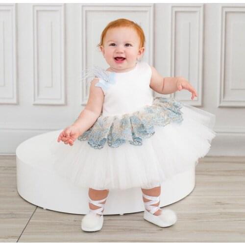 Childrens Lace Dress Toddler Baby Girl Tulle Flower Dress Party Gown Kids Dress Christmas Party Dress Photography